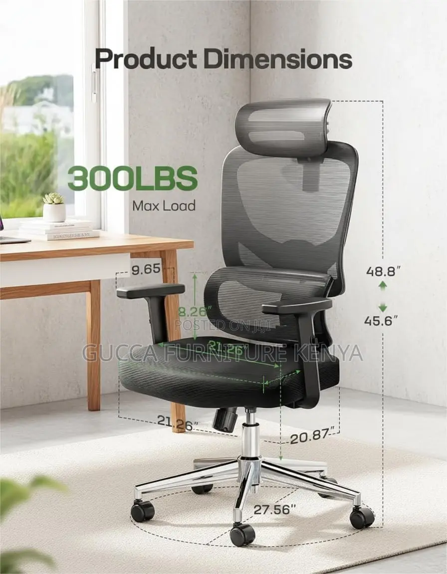 Executive High Back Orthopedic Office Seat