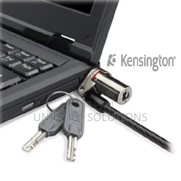 Kensington Universal 3-in-1 Keyed Laptop Lock for Standard, Nano