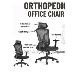 Orthopedic - Executive Office Chair – High Back, Adjustable Comfort - thumbnail 2
