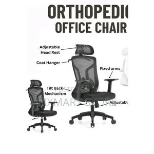 Orthopedic - Executive Office Chair – High Back, Adjustable Comfort