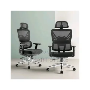Orthopedic High Back Mesh Office Chair With Headrest Lumbar Support