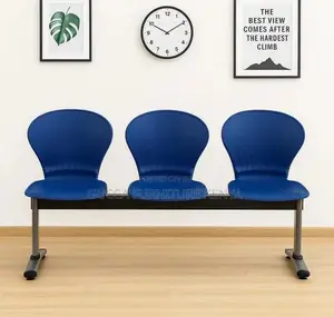 3-link Plastic Reception Office Waiting Bench