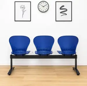3-link Plastic Reception Office Waiting Bench