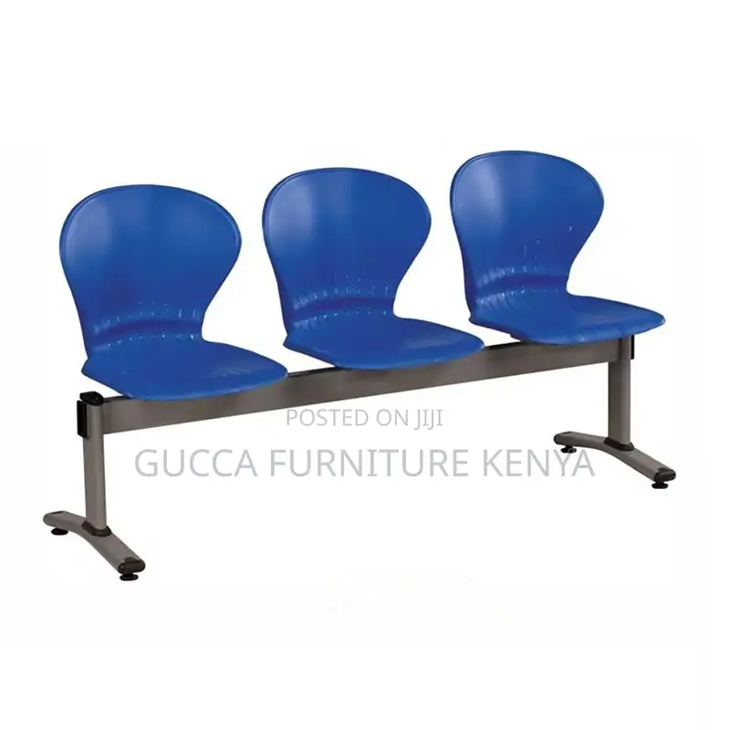 3-link Plastic Reception Office Waiting Bench