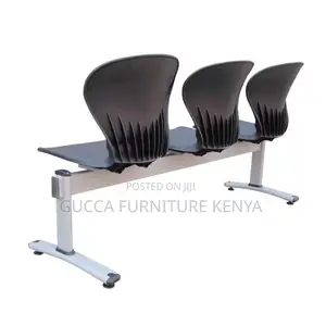 3-link Plastic Reception Office Waiting Bench