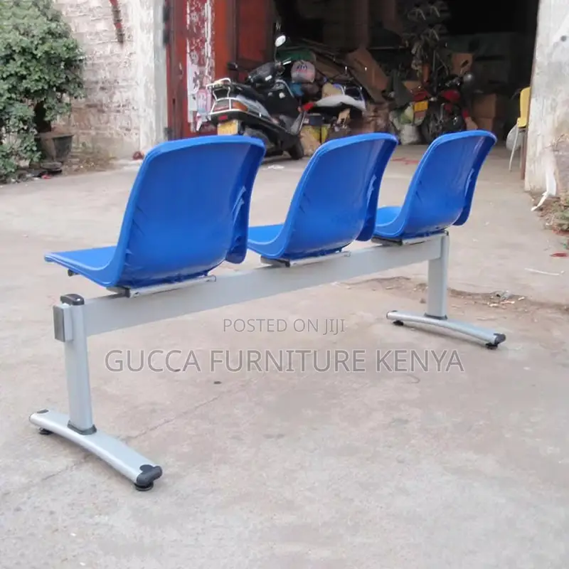 3-link Plastic Reception Office Waiting Bench