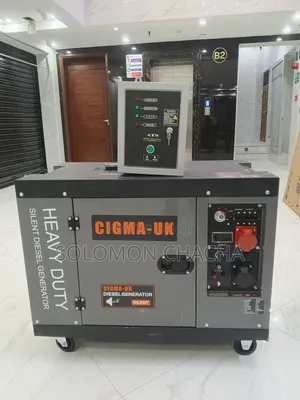 Cigma Uk 15kva Diesel Silent 🔕 Generator Dual Phase