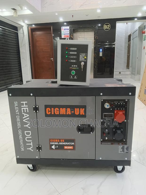 Cigma Uk 15kva Diesel Silent 🔕 Generator Dual Phase