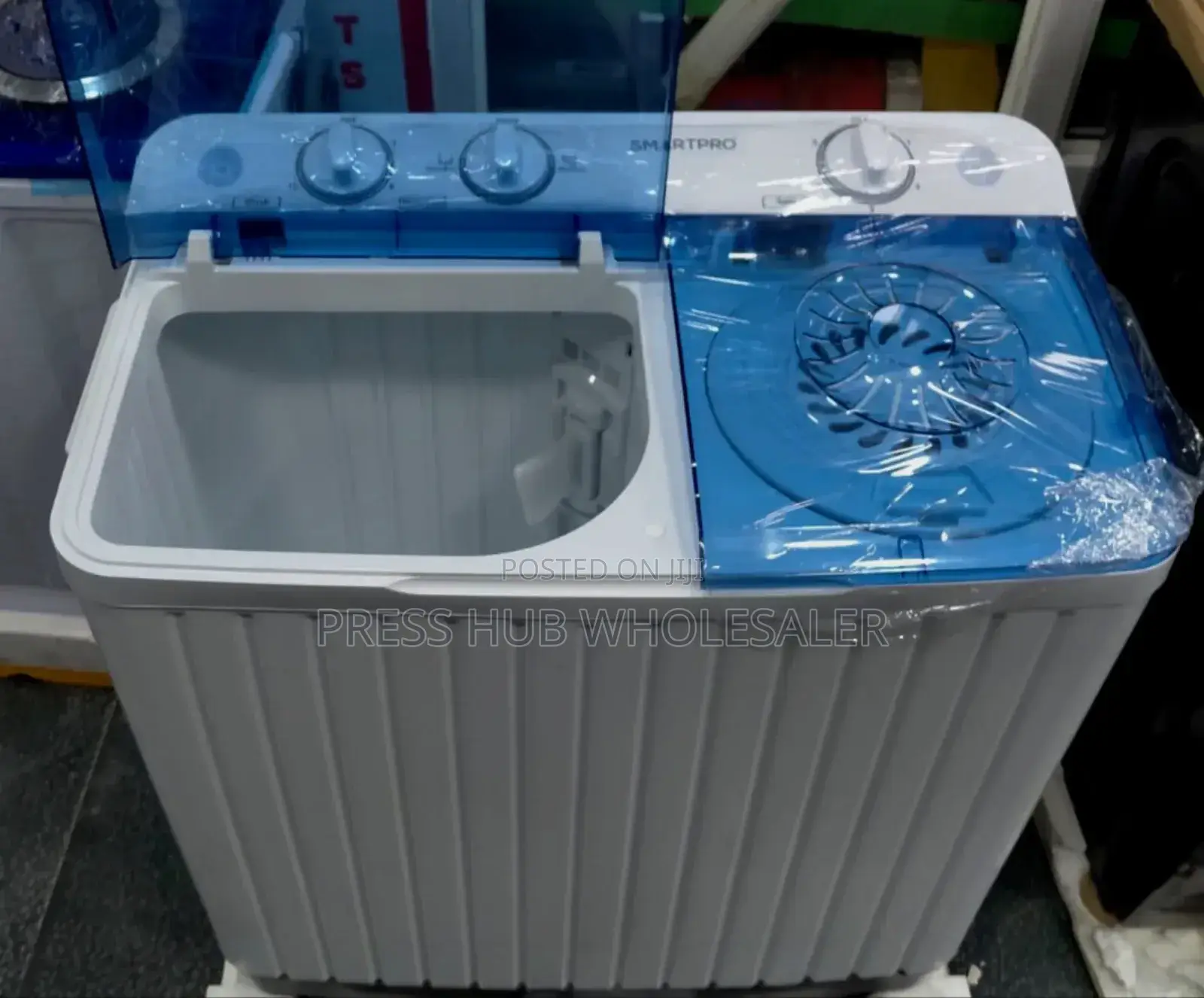 Smartpro Twin Tub Semi-Automatic Washing Machine.