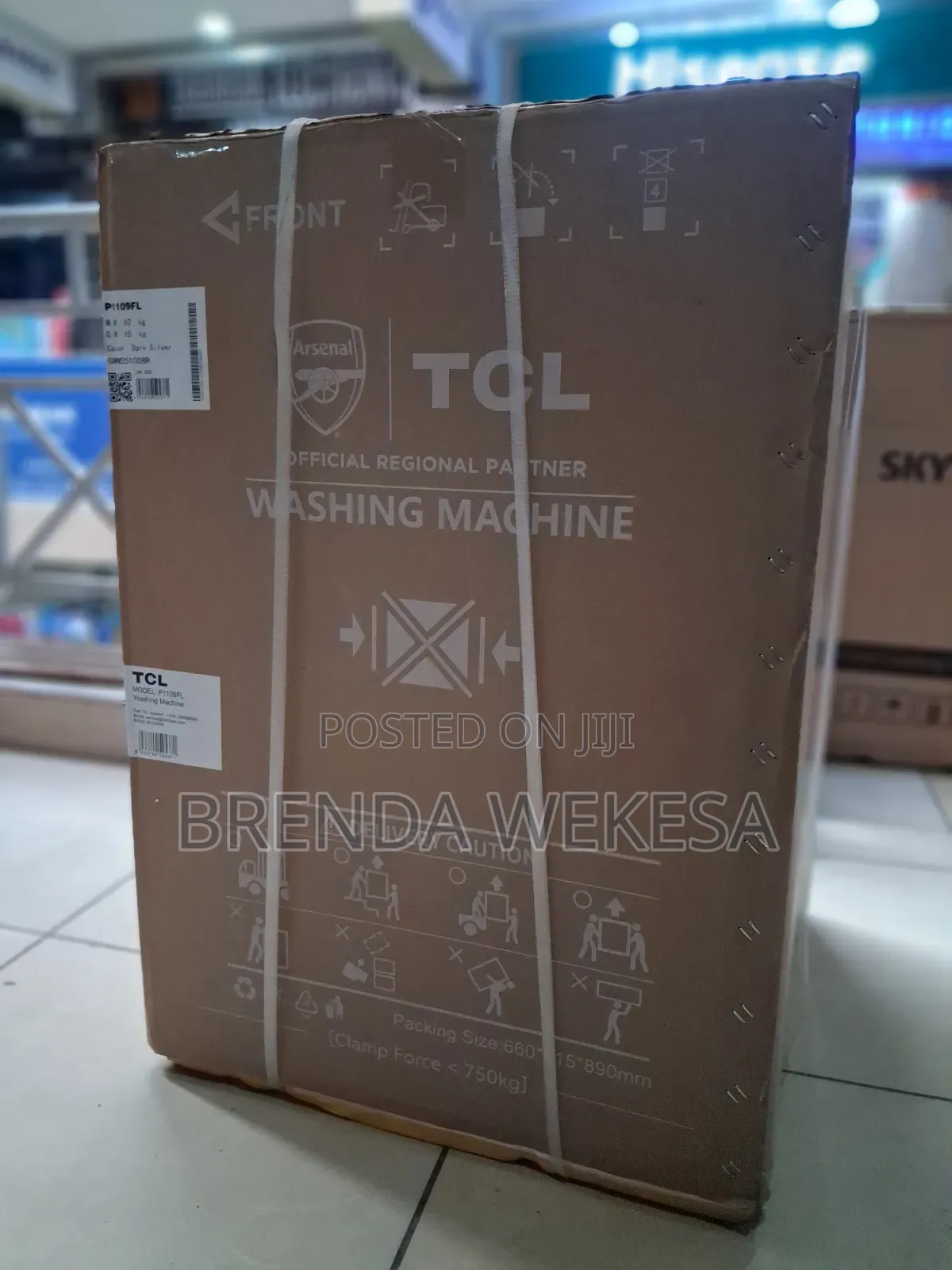 TCL- P1109fl
9kg Front Load Washing Machine | Wash Spin