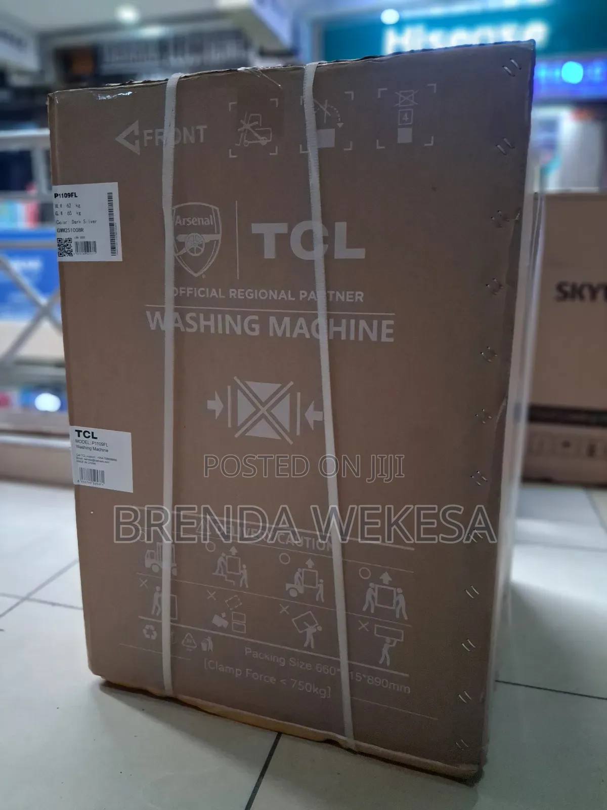 TCL- P1109fl
9kg Front Load Washing Machine | Wash Spin