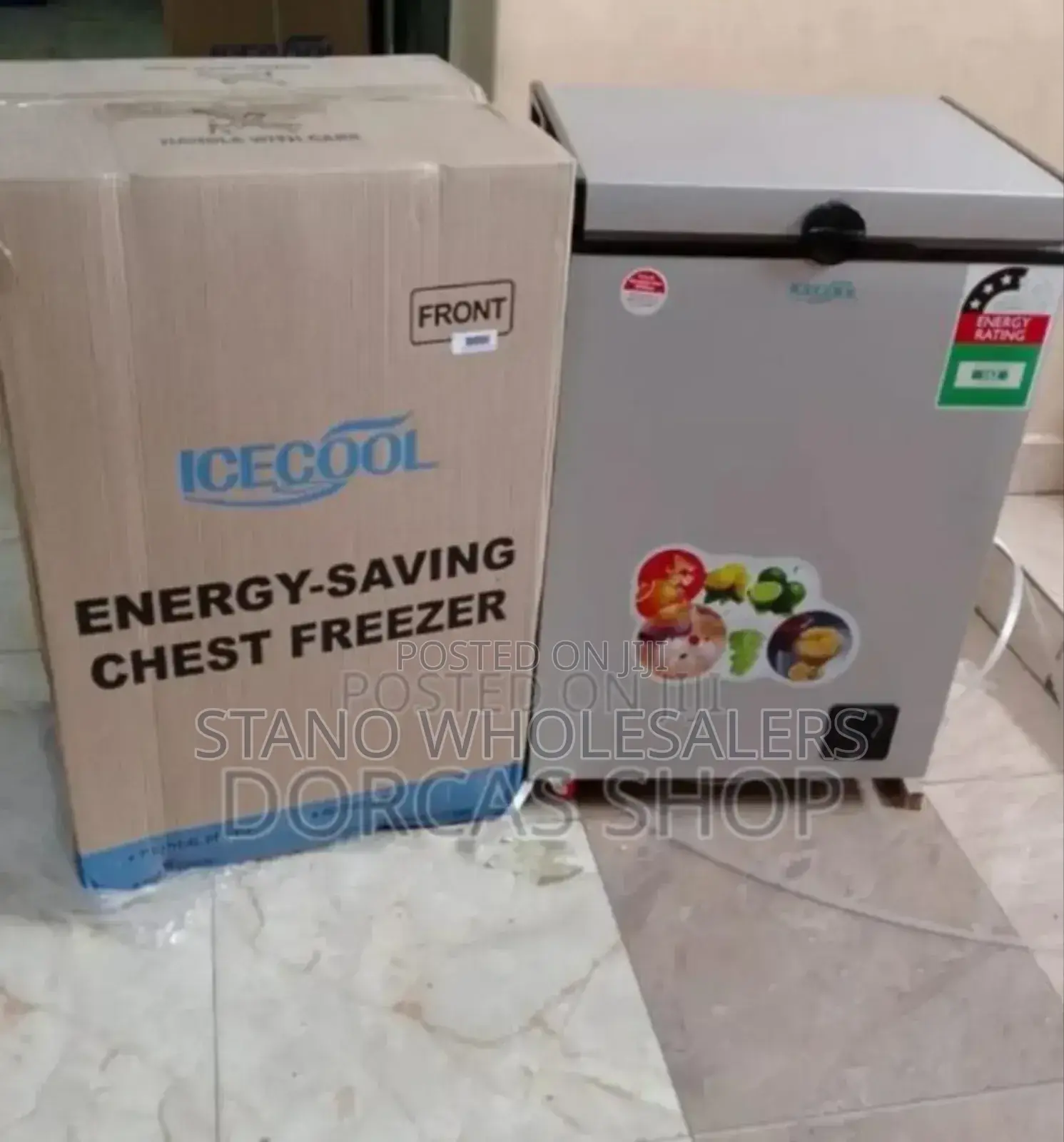 Pay on Delivery Icecool 109litres Freezer. With Free Guard