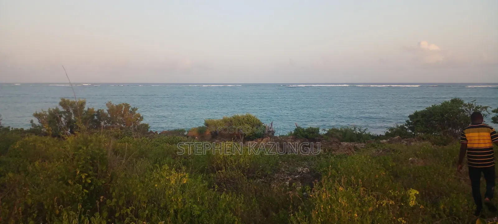 Galu Beach Plot 3.5 Acres on Sale. Close to the Cool Kaya Forest.