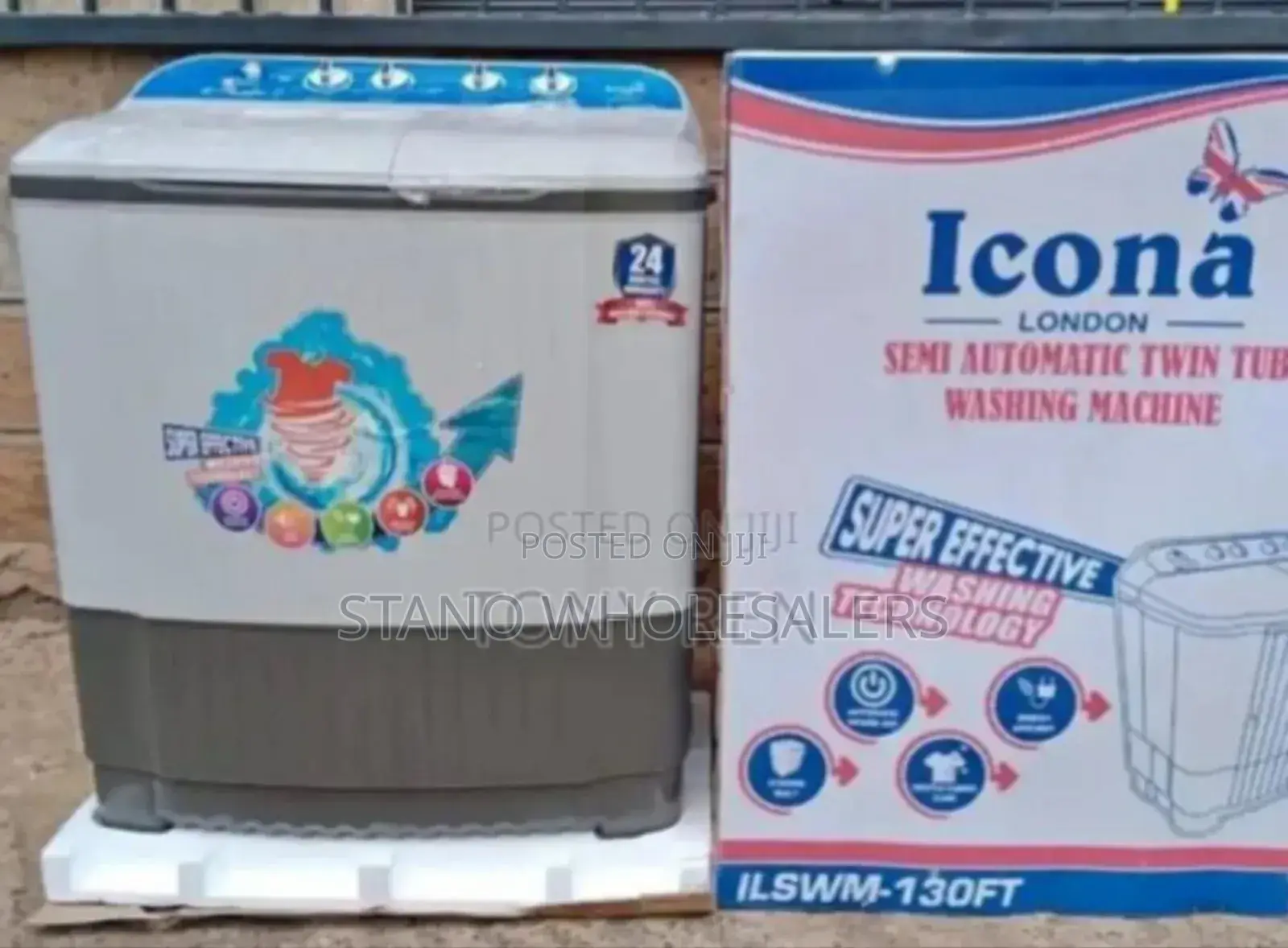 Pay on Delivery Icona 13kgs Washing Machine. Electric