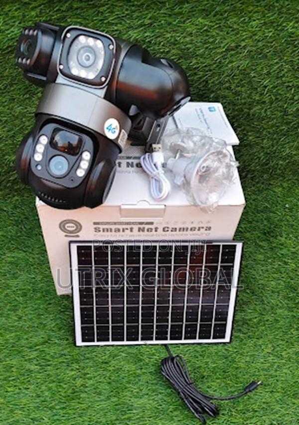 Solar Powered V380 Triple Lens 4g Cctv Camera - main view