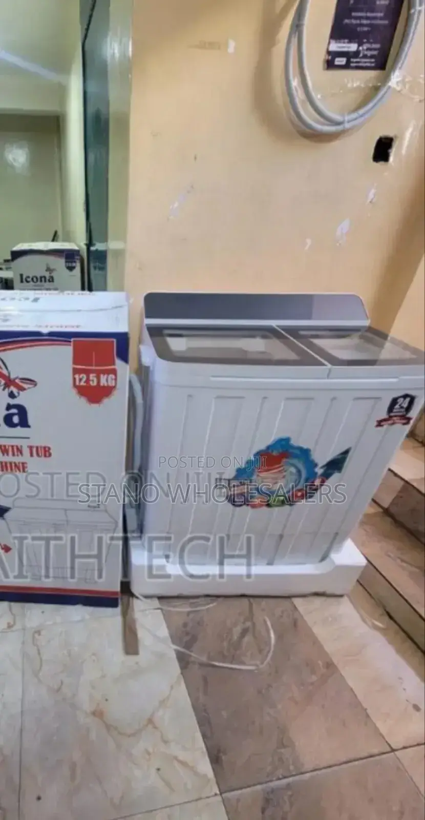 Double Tab- Icona 12.5kgs Washing Machine