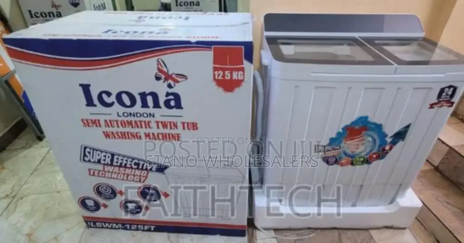 Colour White 12.5kgs Washing Machines. Brand New