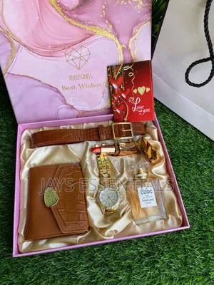Royal 6-in-1 Ladies Gift Set With Perfume , Wallet Belt