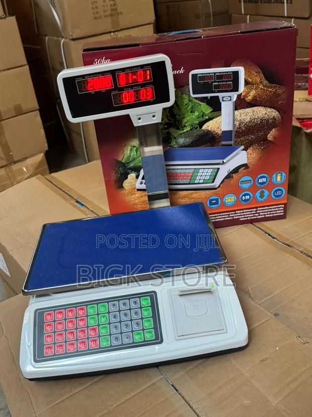 50kg Electric Weighing Scale With Receipt Printer