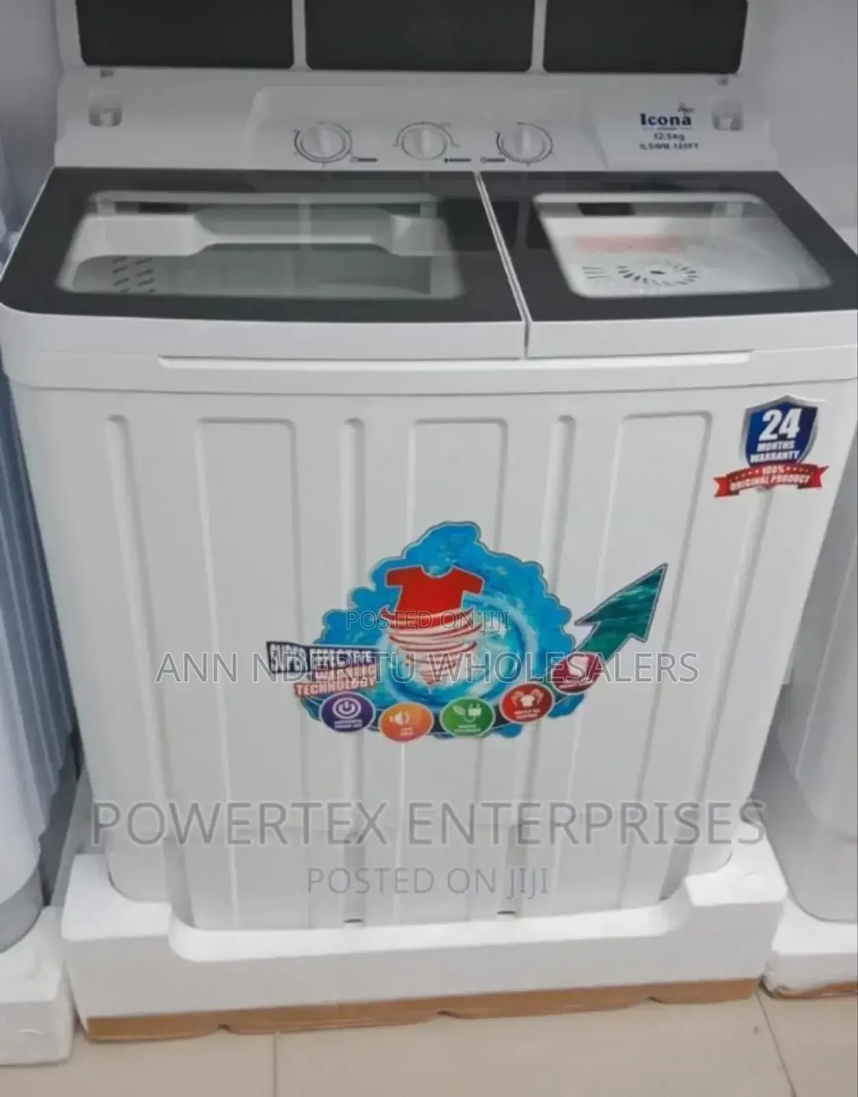 Pay on Delivery - Icona Original 12kgs Washing Màchines