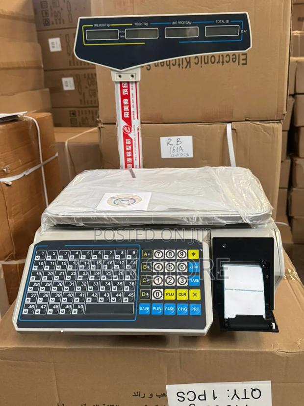 Acs 30kg Electronic Barcode Printing Scale - main view
