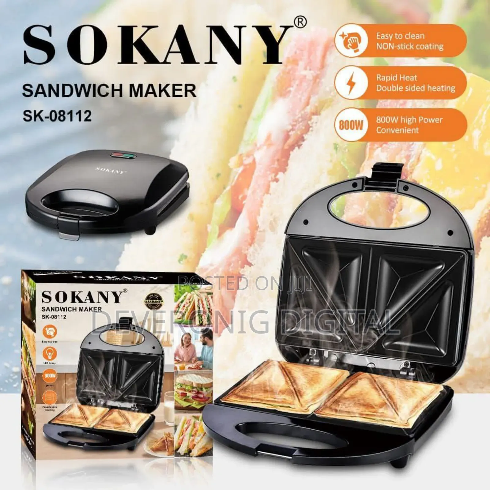 *2 Slice Sandwich Maker*