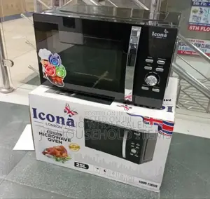 Colour Black Icona Manual Microwaves
