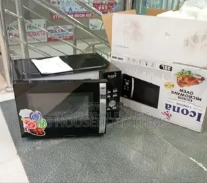 Colour Black Icona Analogue. Microwaves
