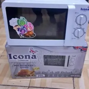 Colour White Icona Manual Microwaves