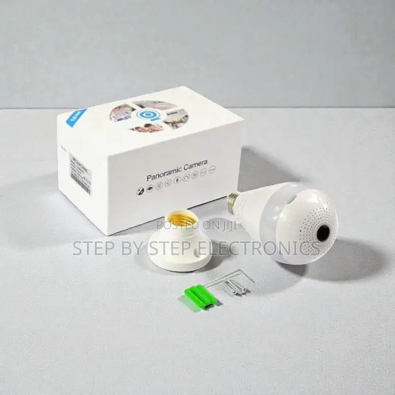 Home Security Bulb Camera 1080p Full Hd With Smart Motion Tracking