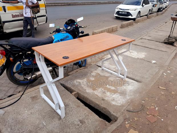 1. 4m Study Metallic Desk - main view