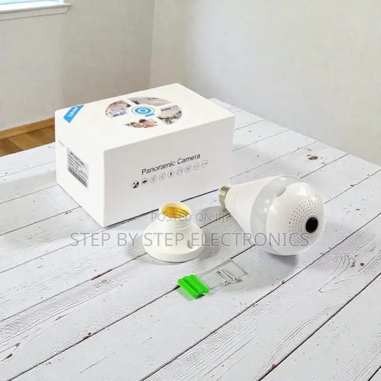 Home Security Bulb Camera 1080p Full Hd With Alarm Detection