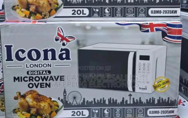 Colour White -Icona Digital Microwaves - main view
