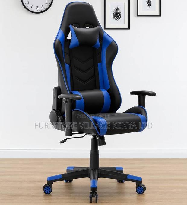 Modern Leather Gaming Chair - thumbnail 3