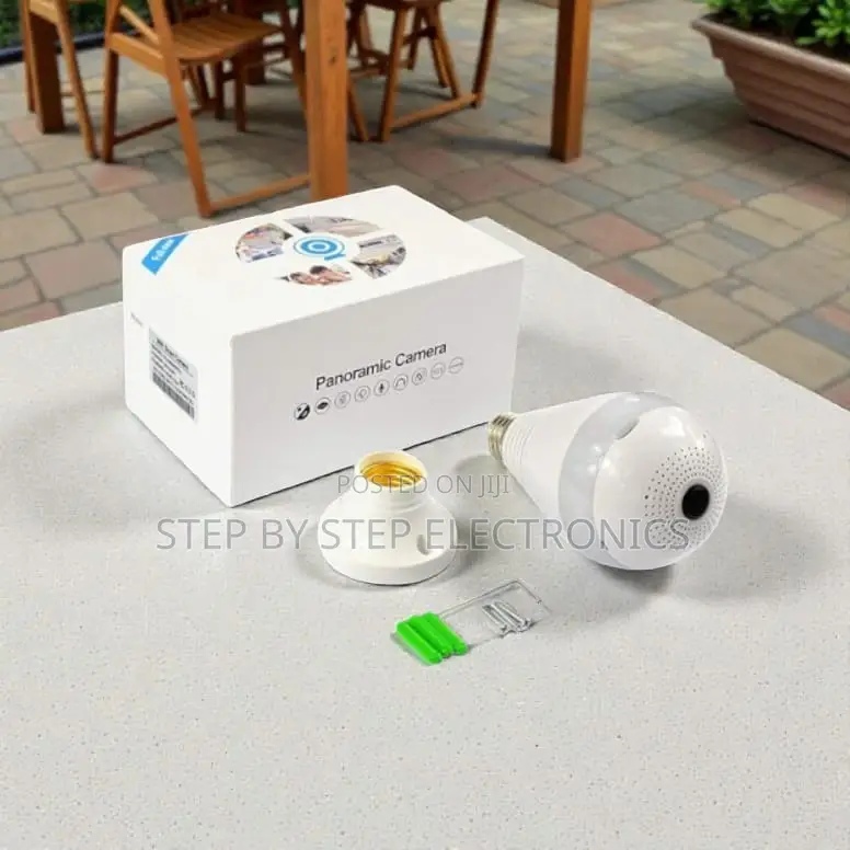 Indoor 1080p Wifi Bulb Camera With Dustproof Design