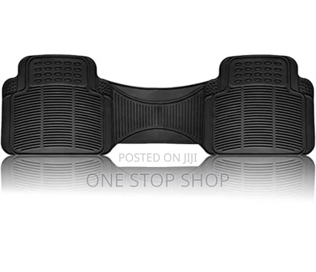 1pc Black Zone Tech All Weather Rubber Conjoined Mat
