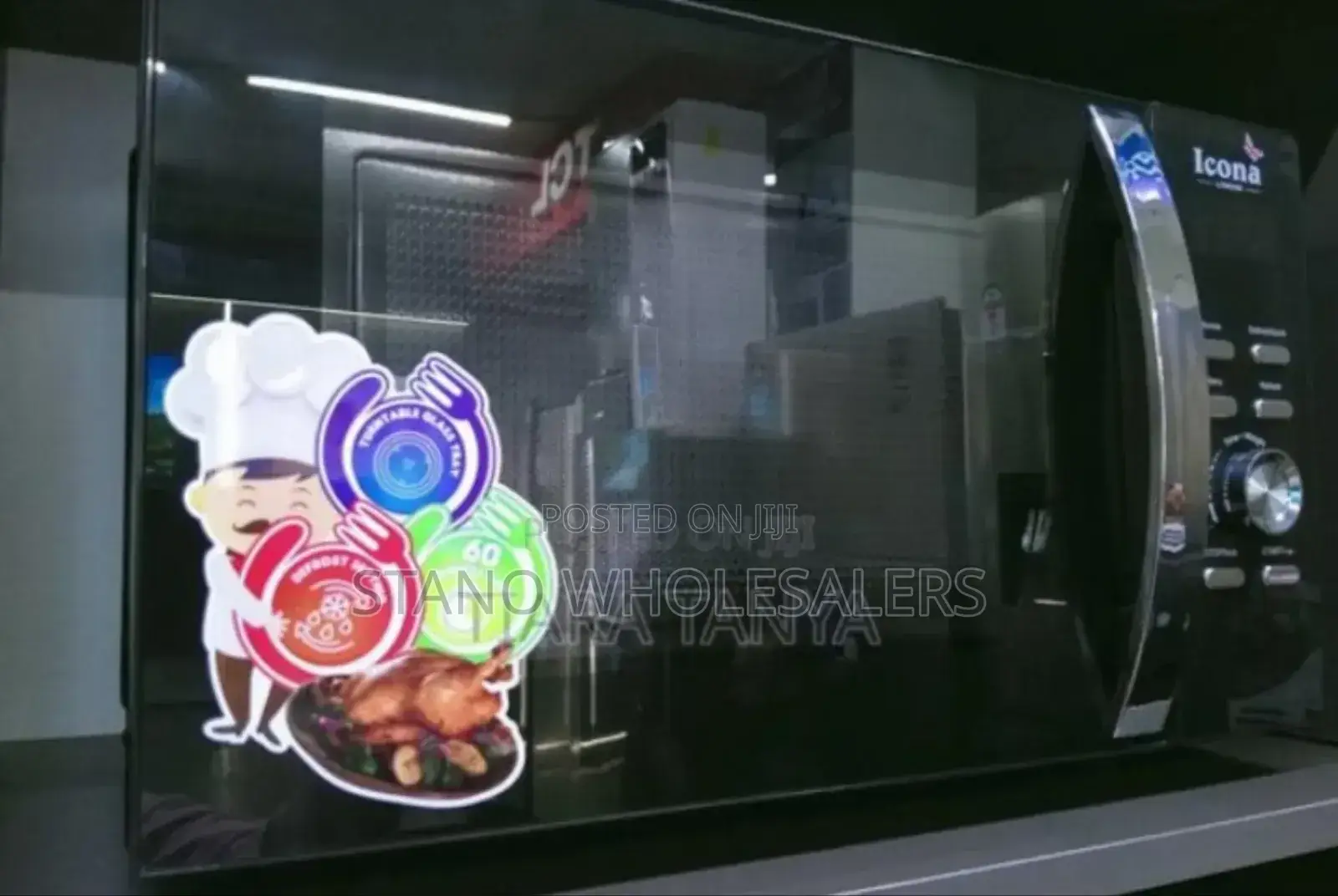 Modern BlackIcona Digital Microwaves[✓ 