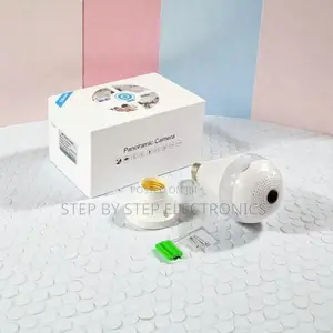 Panoramic Wifi Bulb Camera 1080p With Cloud Storage Support