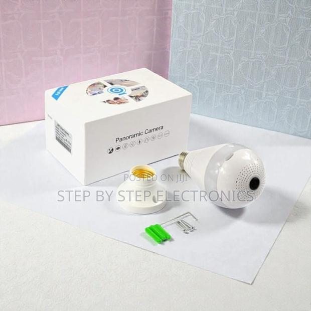 Smart Home Wifi Bulb Camera 1080p Full Hd With Night Vision Activated