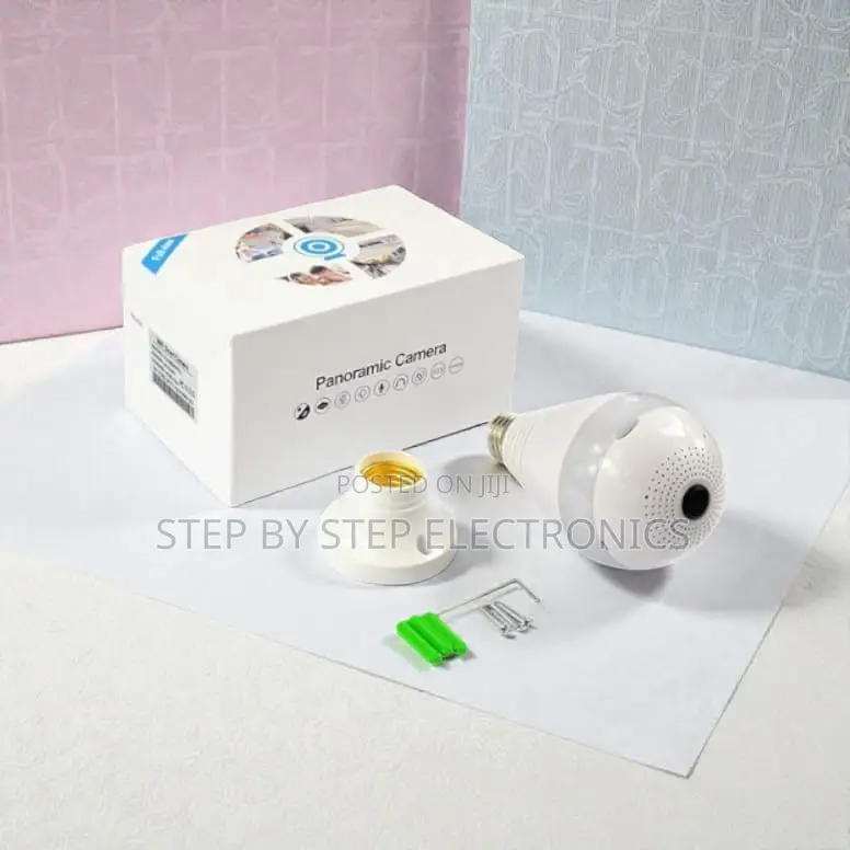 Smart Home Wifi Bulb Camera 1080p Full Hd With Night Vision Activated