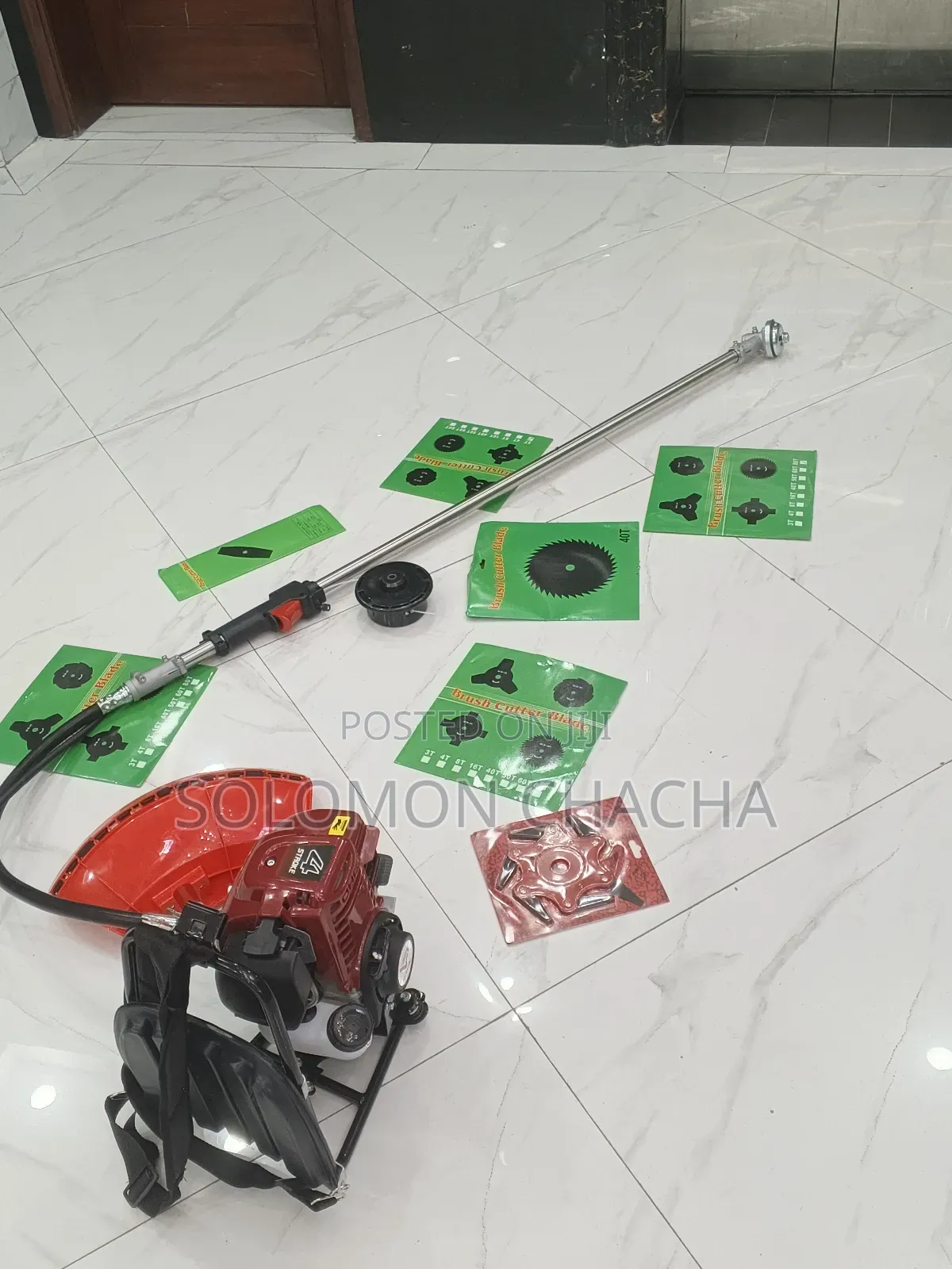 Yamazaki Gp- Gx35bp  4 Stroke Bag Pack Type Brush Cutter Gasoline