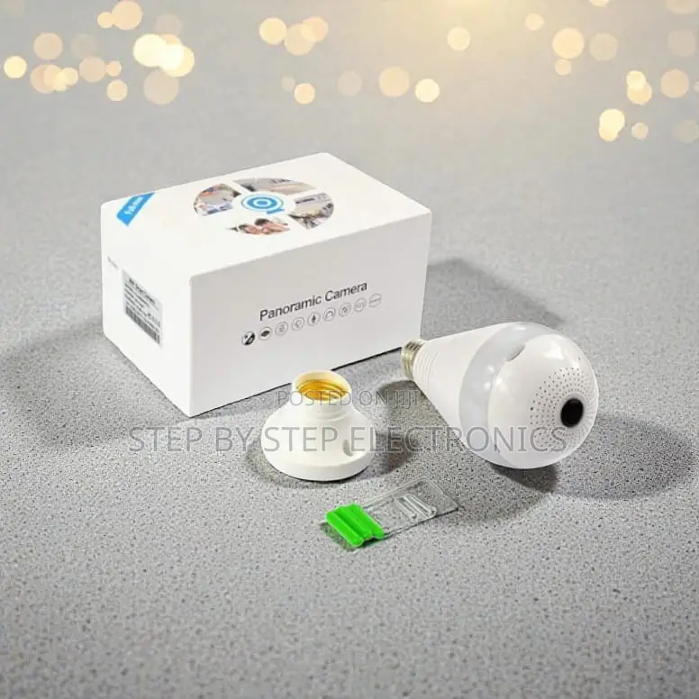 Office Security Bulb Camera 1080p With Real-Time Remote Viewing