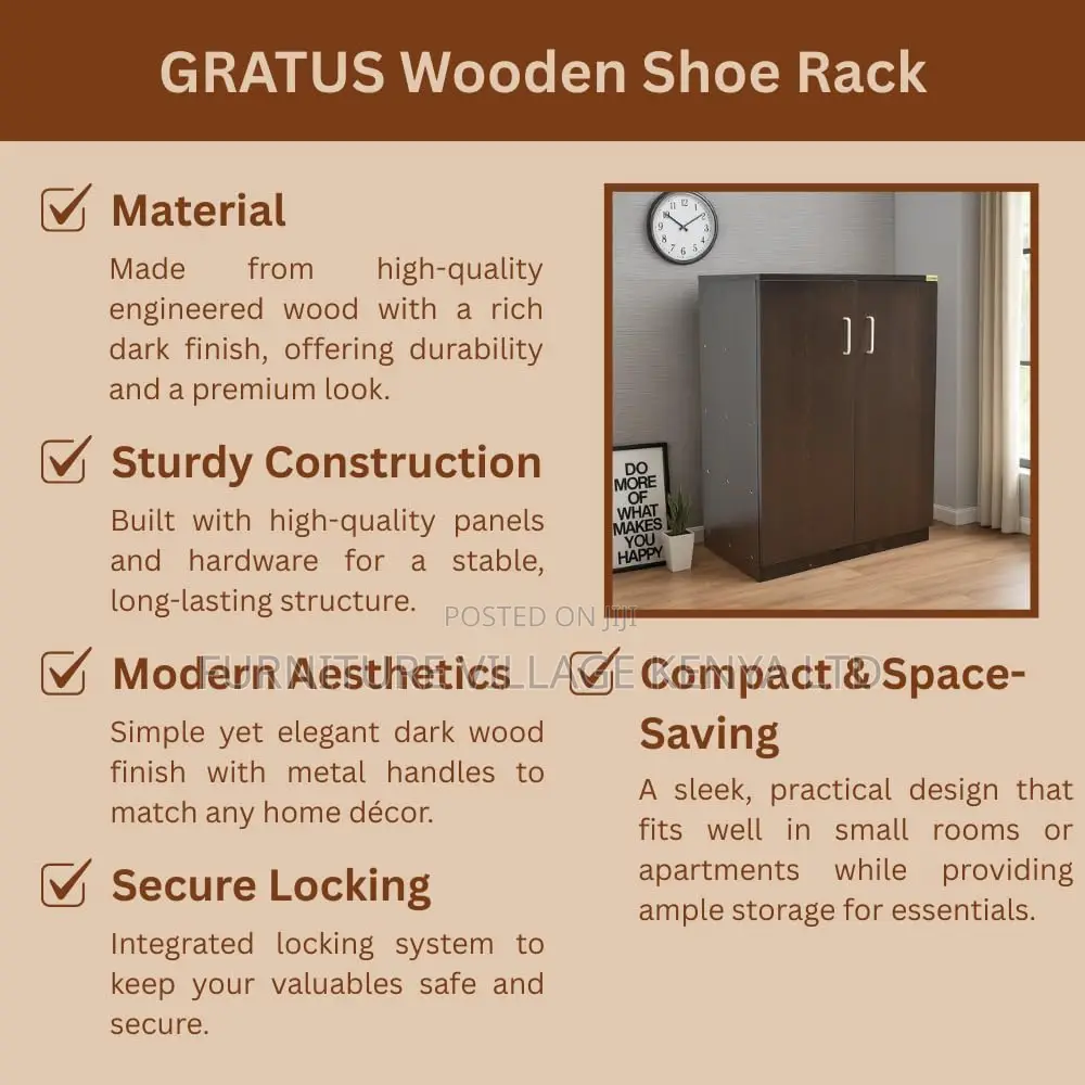 Executive 2-door Wooden Cabinet