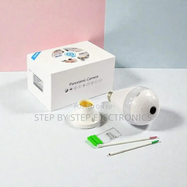 Panoramic 1080p Full Hd Wifi Camera With Pir Human Detection