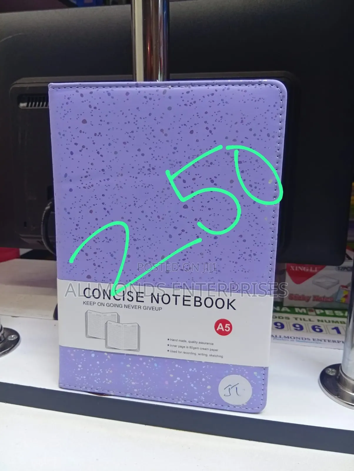 A5 Notebook With Soft Leather Cover