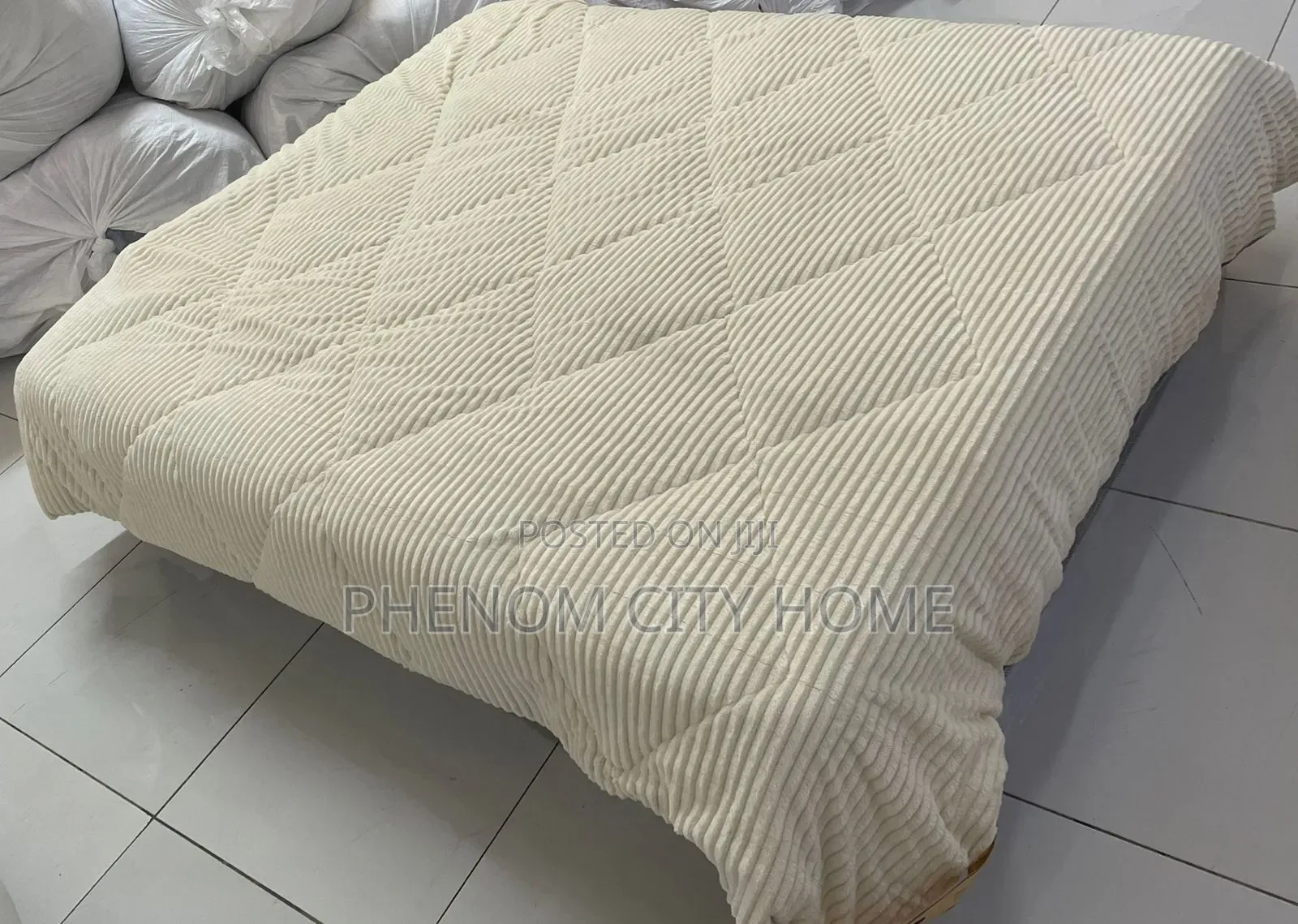 Neutral Colour Single Velvet Duvet