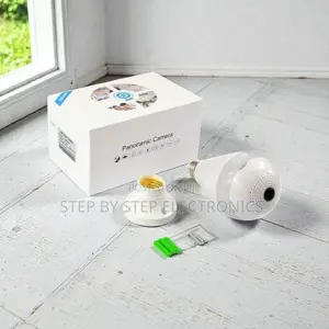 Panoramic Wifi Bulb Camera 1080p Full Hd With Video Playback Support