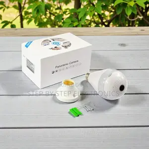 Panoramic Wifi Bulb Camera With Video Playback Support