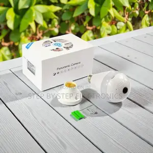 Office Security Wifi Bulb Camera 1080p With Alarm Detection