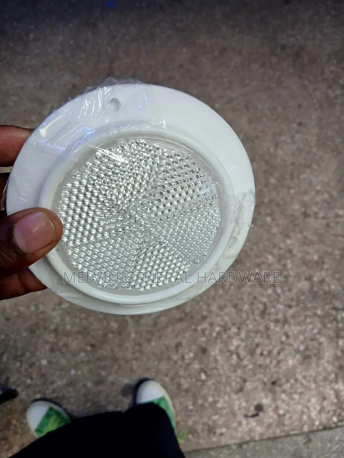 Round Car Reflectors (White Silver)